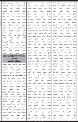 الأردن.. مدعوون للامتحان التنافسي في مؤسسات حكومية (أسماء)