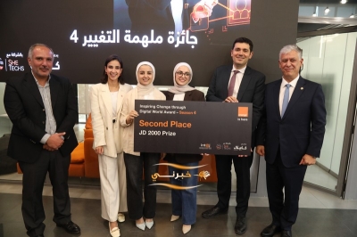 بدعم من كابيتال بنك .. أورنج الأردن تعلن أسماء الرياديات الفائزات بـ جائزة (ملهمة التغيير 2025)