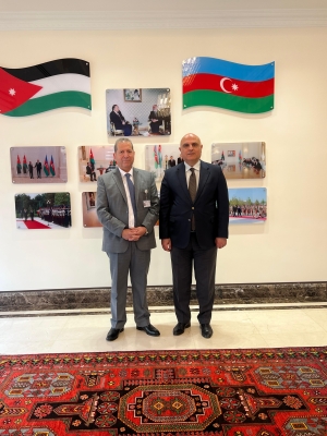 رئيس جامعة عمان العربية يزور سفارة أذربيجان لبحث آفاق التعاون الأكاديمي والثقافي