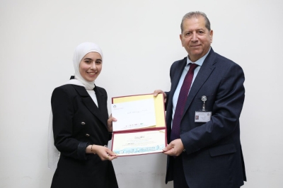 جامعة عمان العربية تحتفي بالإبداع الطلابي وتكرّم الفائزين في مسابقة تصميم اللوغو الجامعي