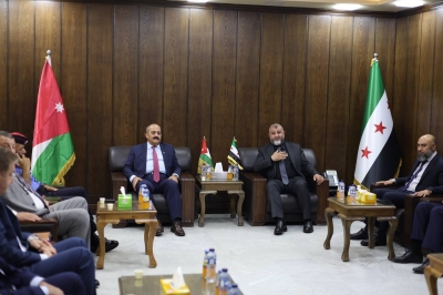محافظ درعا يستقبل وفدًا أردنيًا رسميًا