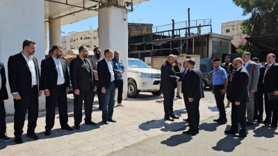 محافظ درعا يستقبل وفدًا أردنيًا رسميًا