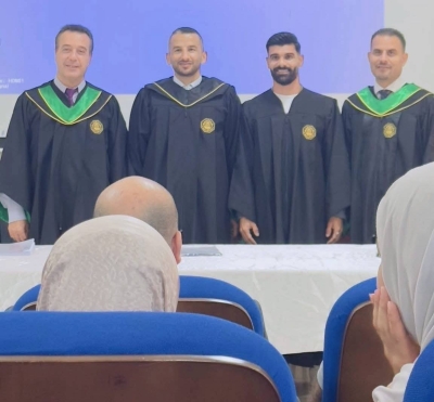 محترف الفيصلي السابق يحصل على الماجستير