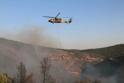الأردن.. السيطرة على حريق واسع في جرش دون إصابات  - صور