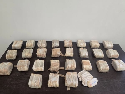 إحباط تهريب 28 كغ من الحشيش إلى الأردن قرب الحدود السورية