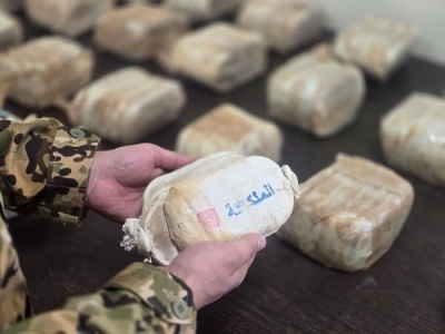 إحباط تهريب 28 كغ من الحشيش إلى الأردن قرب الحدود السورية