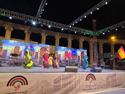 مسرح الساحة الرئيسية في جرش يتزين بالأصالة والتراث واختلاف الثقافات