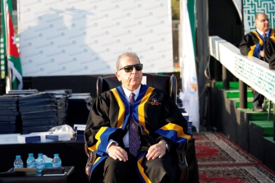 الجازي يرعى حفل تخريج الفوج الخامس والعشرين من طلبة جامعة عمان العربية