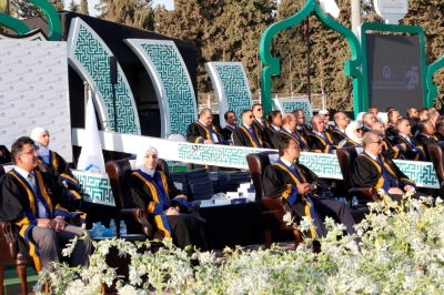 الجازي يرعى حفل تخريج الفوج الخامس والعشرين من طلبة جامعة عمان العربية