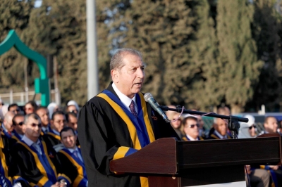 الجازي يرعى حفل تخريج الفوج الخامس والعشرين من طلبة جامعة عمان العربية