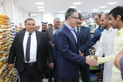 افتتاح سوق المؤسسة الاستهلاكية المدنية في المفرق