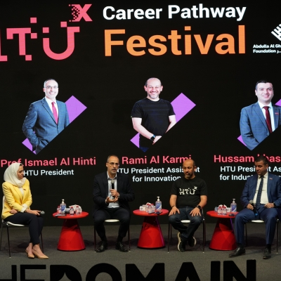 جامعة عمّان العربية تشارك في مهرجان HTUx Career Expo 2025