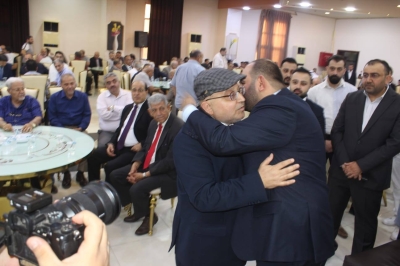 إشهار عقد قران الدكتور يمان عبنده وسارة أبو قياص - صور