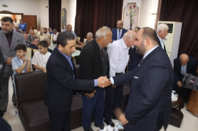 إشهار عقد قران الدكتور يمان عبنده وسارة أبو قياص - صور