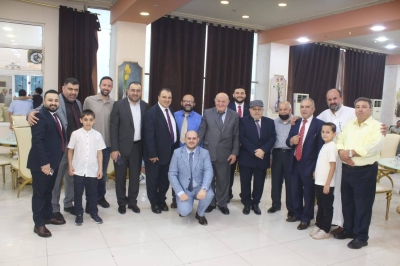 إشهار عقد قران الدكتور يمان عبنده وسارة أبو قياص - صور