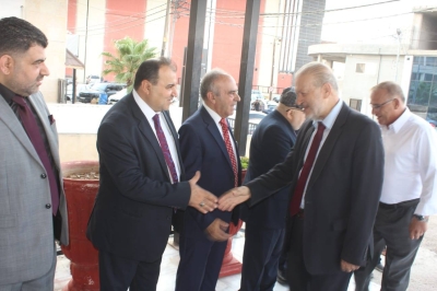 إشهار عقد قران الدكتور يمان عبنده وسارة أبو قياص - صور