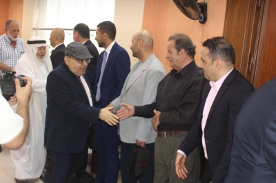 إشهار عقد قران الدكتور يمان عبنده وسارة أبو قياص - صور