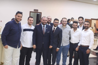 إشهار عقد قران الدكتور يمان عبنده وسارة أبو قياص - صور