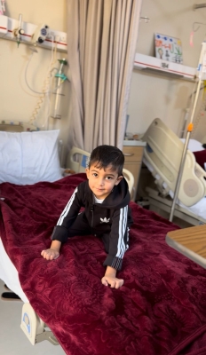 اطفال غزة في مستشفى الاردن يتلقون برنامجهم العلاجي المتكامل