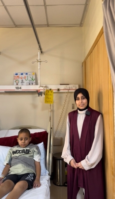 اطفال غزة في مستشفى الاردن يتلقون برنامجهم العلاجي المتكامل