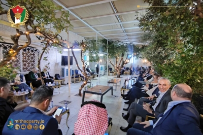 الدكتور فايز الربيع يستضيف قيادات حزب الميثاق بحضور رئيس مجلس النواب