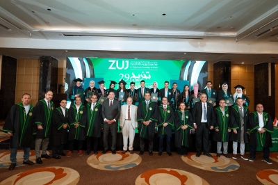 جامعة الزيتونة الأردنية تحتفل بتخريج طلبة العلاج الطبيعي والصيدلة المصريين في القاهرة