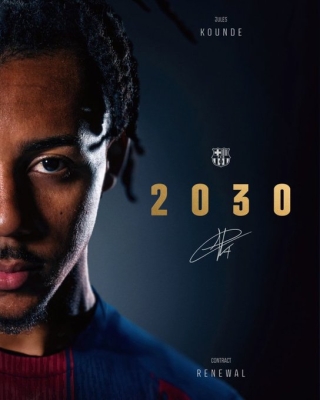 رسميا.. برشلونة يعلن تمديد عقد لاعبه لمدة 5 سنوات