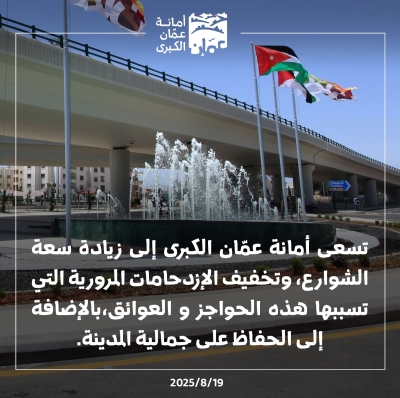 حملة لإزالة الاعتداءات على الأرصفة والشوارع في عمّان