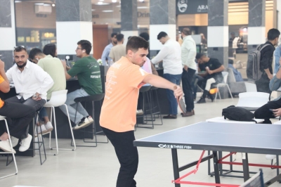 الطالب الخضور بطلاً لبطولة تنس الطاولة لطلبة جامعة عمان العربية