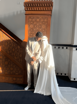 بعد جلسة تصوير عروسين داخل المسجد.. الأوقاف المصرية تحيل إماما للتحقيق - صور