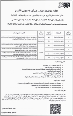 وظائف حكومية شاغرة ومدعوون للمقابلات الشخصية