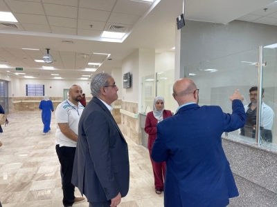 البدور: أكثر من 10 فرق تعمل بشكل متزامن لتجهيز مستشفى بسمة الجديد 