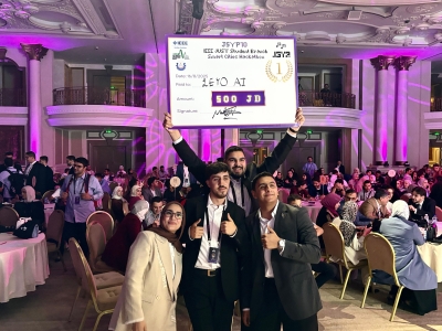 فرع (IEEE) في جامعة عمان العربية يحقق إنجازات نوعية في مؤتمر JSYP10