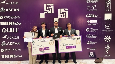 فرع (IEEE) في جامعة عمان العربية يحقق إنجازات نوعية في مؤتمر JSYP10