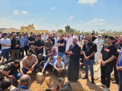 تشييع جثمان الوكيل ركان وليد عودة العقرباوي