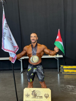 الأردني بداوي يحصد ثلاث ذهبيات في بطولة النمسا لـ كمال الاجسام