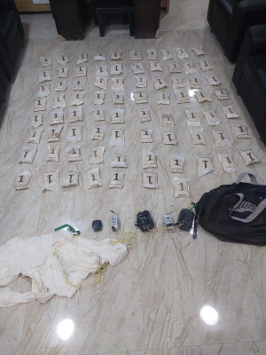 الأردن.. الجيش يحبط 3 محاولات تهريب مخدرات عبر بالونات بدائية - صور