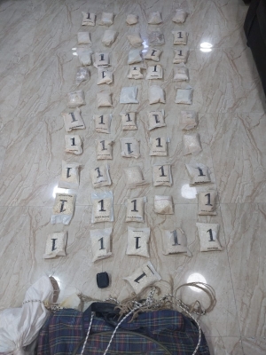 الأردن.. الجيش يحبط 3 محاولات تهريب مخدرات عبر بالونات بدائية - صور