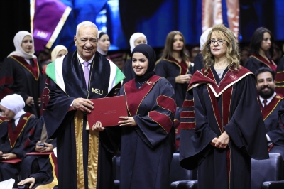 جامعة الشرق الأوسط تحتفل بتخريج فوج العشرين في الذكرى العشرين لتأسيسها