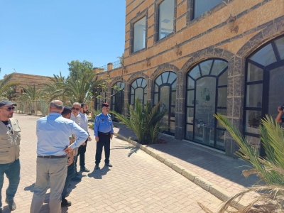 وزير السياحة يزور المواقع الأثرية في محافظة الزرقاء