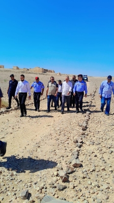 وزير السياحة يزور المواقع الأثرية في محافظة الزرقاء