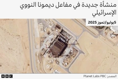صور أقمار اصطناعية تُظهر أعمال بناء جديدة في مفاعل ديمونا النووي الإسرائيلي