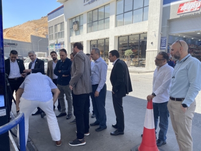 زيارة مجموعة AKWA المغربية  لشركة المناصير للزيوت والمحروقات