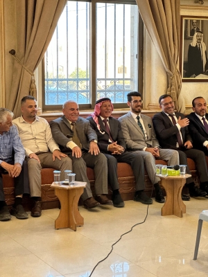 جاهة حسن نجل الصحفي محمد غنام وآل مالك من مصر .. العرموطي طلب وثامر الفايز اعطى