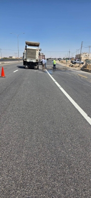 الدوريات الخارجية تنبه سالكي «الصحراوي» -  صور