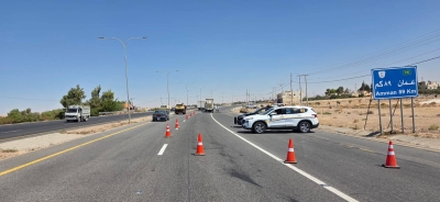 الدوريات الخارجية تنبه سالكي «الصحراوي» -  صور
