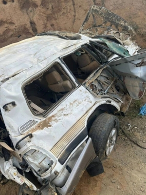 السعودية .. وفاة 4 معلمات وسائقهن واصابة اخريات في حادث سير مروع - صور