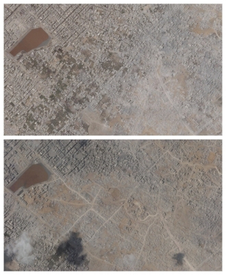 الأقمار الاصطناعية تكشف حجم الدمار في غزة.. وحصيلة الشهداء لا تتوقف