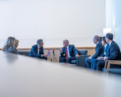 الملك يعقد لقاءات منفصلة مع رئيس الدومنيكان ورئيس وزراء هولندا ورئيسة وزراء آيسلندا