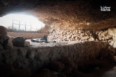 سورية .. الكشف عن سجن سري جديد تحت الارض - فيديو وصور